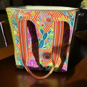 EUC Consuela Everyday Tote Cactus and Hummingbirds